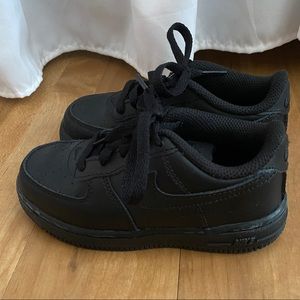 Black Nike Kids Air Force 1
